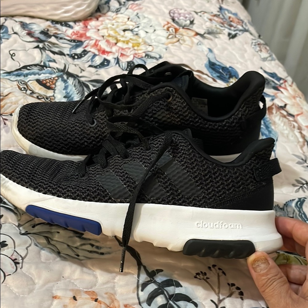 Adidas Black Cloudfoam Sneakers